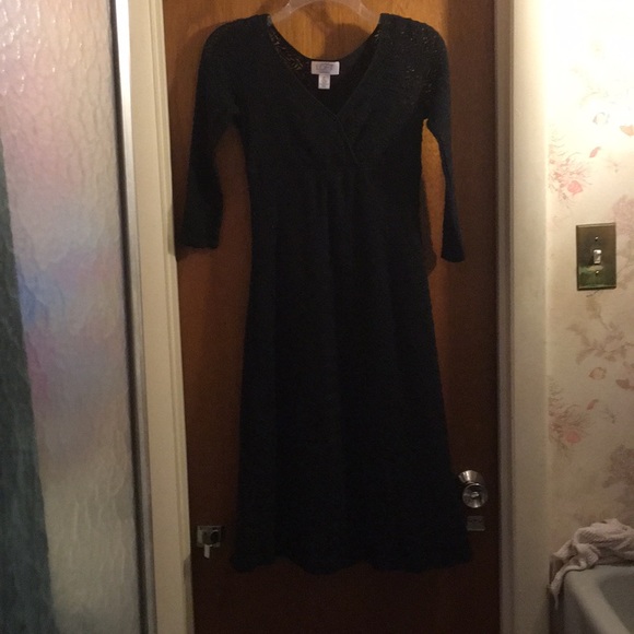 Black Mid Length Dress - Picture 1 of 3